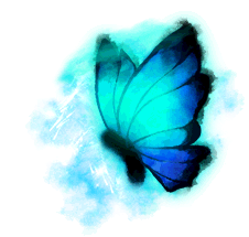 Ink-Shaded Butterfly